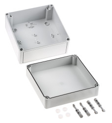 Szafka ścienna rozdzielcza 180 mm 180 mm 111mm Poliwęglan Rittal RAL 7035