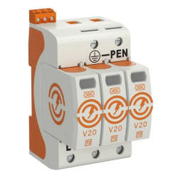 Ogranicznik przepięć Typ T2 3P 20kA 320V V20-3+FS-320 (ze zdalną sygnalizacją) 5095293