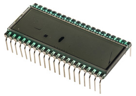 Wyświetlacz monochromatyczny LCD, , 7-segmentowy, podświetlanie LED, RS PRO