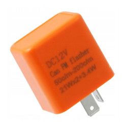 Przekaźnik - przerywacz kierunkowskazów LED regulowany 2-pin