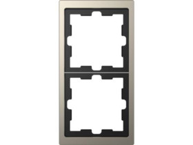 MERTEN D-Life Ramka 2 podwójna nikiel MTN4020-6550 SCHNEIDER ELECTRIC