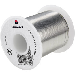 Toolcraft TO-6481257 Lead-Free Solder Wire Sn993Cu07 100g Halogen-Free