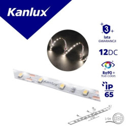 Taśma LED 12V L60 11W/M 12 IP65-CW 900lm/m 6000K Ra90 IP65 rolka 5mb 3 lata Gwarancji 33310