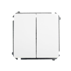 Łącznik podwójny świecznikowy biały BMW5.01/11 Simon Basic Kontakt-Simon