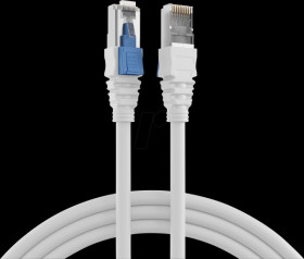 K5539WS.3 Patch cable, Cat.6a, S/FTP, 3 m, white