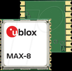 MAX-M8W GPS module, ±2.5m, -167dBm, 2.7..3.6 Vcc