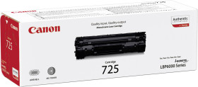 Canon Toner 725 tusz oryginalny Czarny 1600 strony 3484 B 002