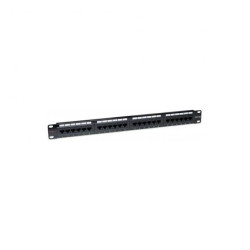 Patch panel UTP Cat5e 24 porty RJ45, 1U