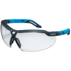 uvex 9183415 i-5 safety glasses grey/blue max security comfort