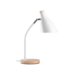 Lampa Biurkowa TRACER Scandi White, biała, E27 Max 40W
