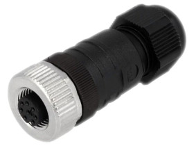 Wtyk M12 PIN: 8 żeńskie kod A-DeviceNet / CANopen na przewód RKC8/9