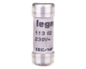 Wkładka bezpiecznikowa cylindryczna 8,5x23mm 2A 250V 011302 /10szt./