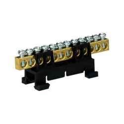 Zacisk listwa zaciskowa 12-torowa czarna 12/C