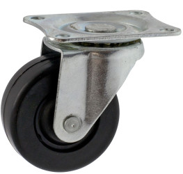 Koło samonastawne średnica kabla 65mm Płyta Guitel Hervieu 35kg wysokość całkowita 83mm