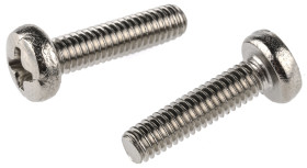 Śruby maszynowe M4 łeb z łbem walcowym soczewkowym Mosiądz długość 16.0mm skok 0.70mm