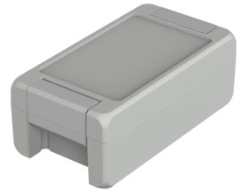 Aluminum enclosure, (L x W x H) 159 x 86 x 60 mm, light gray (RAL 7035), IP69K, 00123125