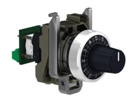 Potencjometr 10kOhm 1W 22mm plastikowy IP69K XB5AD912R10K