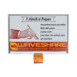 4-kolorowy wyświetlacz e-Paper E-Ink 7,3" 800x480 (G) - Waveshare 22507