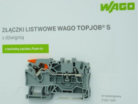 Złączka 2-przewodowa przelotowa 2,5mm2 szara WERSJA DEMONSTRACYJNA 2102-1201 60381380