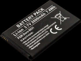 30980 Smartphone battery for Doro devices, Li-Ion, 2000 mAh
