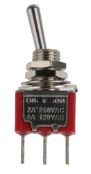 Przełącznik Wł.-wł. SPDT RS PRO Płytka drukowana długość przełącznika 10.41mm