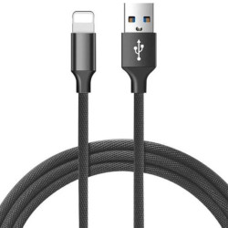 Kabel USB - Lightning szary 1,5m VA0005 VAYOX