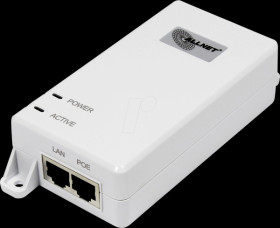 ALL0488V6 Power over Ethernet (PoE+) Injector, max 30,0W