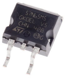 MOSFET N-kanałowy 42 A D2PAK (TO-263) 710 V SMD Pojedynczy 250 W 63 miliomy