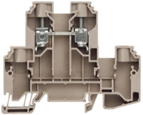 Multi level terminal block, screw connection, 1.5-16 mm², 57 A, 8 kV, dark beige, 1415510000