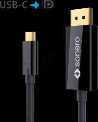 X-UCC020-015 USB C plug to DP cable, DP mode, 4K60, 1.5 m, black