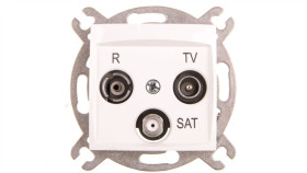 Carla Gniazdo Antenowe R-Tv-Sat 10Db Białe 1761-10