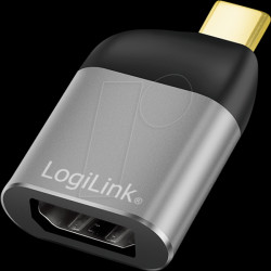 CUA0204 USB 3.1 adapter, USB-C > HDMI+PD, 8K 60 Hz aluminium