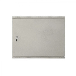 Szafa wisząca BOCK-D 19 9U/600mm +150 mm drzwi szyba otwierane boki RAL 7035 BOCKD-019-090-600-DS-S