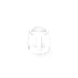 Klosz lampek do przycisku kształt: Okrągłe Biały Soczewka RAFI