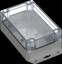 6U07151006639 Industrial housing, 150 x 100 x 60mm, IP66/IP68, light gray