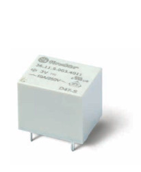 36.11.9.012.4011 Miniaturowy przekaźnik do obwodów drukowanych 1P 10A cewka 12V DC styki AgSnO2, wykonanie szczelne RTIII