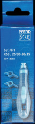 12600030 File handles, sleeves, brushes set FH1 KSSL 25/30-30/35