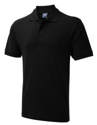 UC114 Black XS Mens Cotton Poloshirt