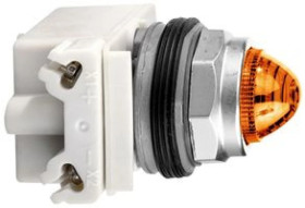 Lampka sygnalizacyjna 30mm pomarańczowa BA9s LED 120V AC/DC IP66 9001KP38LYA9