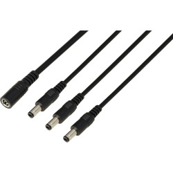 TRU COMPONENTS TC-13232708 DC connector Socket Plug 5.5mm 2.1mm 41.2cm 1 pc