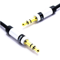 Kabel Jack 3,5 Wtyk-Wtyk 0,5m Stereo, Slim Vitalco JKJ33