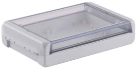 Obudowa Poliwęglan V0 szerokość zew. 125 mm długość zew. 191 mm wys. zew. 40 mm Bopla IP66, IP68 Jasnoszary