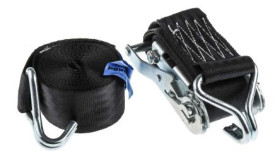 Taśma mocująca, 5m, Uchwyt hakowy, 45mm, 1200kg, PET