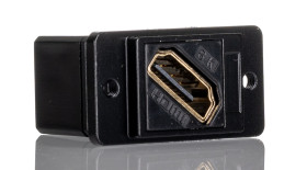 Złacze przelotowe Kątowe Przepust Żeńskie do żeńskiego 1-pinowe RS PRO