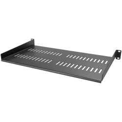 StarTech.com CABSHELFV1U 1U Server Rack Shelf - Universal Vented Rack Mount Can