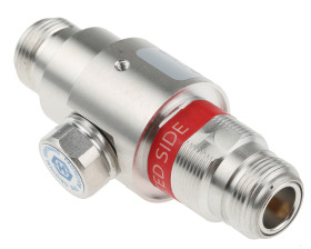 Element tłumiący przepięcia 230 V Montaż panelowy Huber+Suhner Zabezpieczenie EMP 20kA