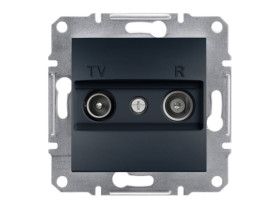 ASFORA Gniazdo antenowe R/TV końcowe (1dB) antracyt EPH3300171 SCHNEIDER ELECTRIC