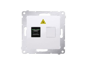 SIMON 54 Gniazdo światłowodowe / optyczne pojedyncze SC/APC (moduł) biały DGS1.01/11 KONTAKT SIMON