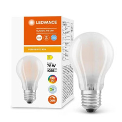 Żarówka LED E27 A60 7,5W = 75W 1055lm 4000K Neutralna 300 CRI90 Filament Mleczna Ściemnialna LEDVANCE Superior