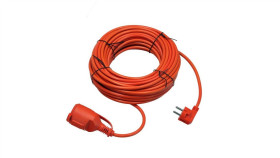 Przedłużacz Ogrodowy Pomarańczowy 20M (3X1,5Mm) Ip44, Gniazdo Schuko Horoz...